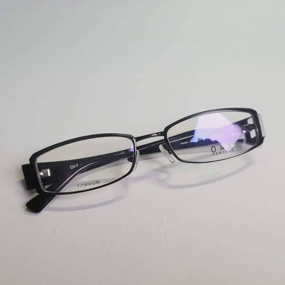 O&X New York OT-206U eyeglasses black grey full frame eyewear 53-17 142 C7 - Picture 8 of 13